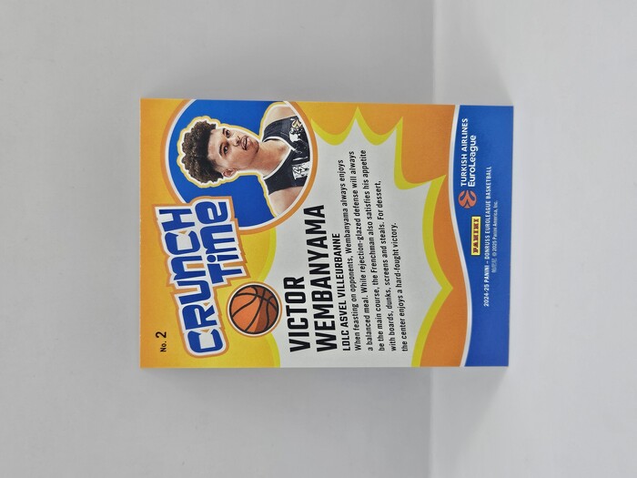 24-25 PANINI DONRUSS EUROLEAGUE LDLC ASVEL VICTOR WEMBANYAMA ''CRUNCH TIME'' 045/149