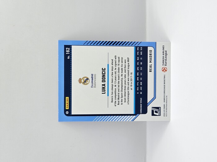24-25 PANINI DONRUSS EUROLEAGUE REAL MADRID LUKA DONCIC SILVER LAZER 019/149