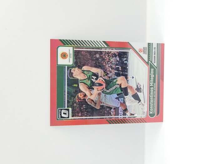 24-25 PANINI DONRUSS OPTIC EUROLEAGUE PANATHINAIKOS KOSTANTINOS MITOGLOU RED 15/99