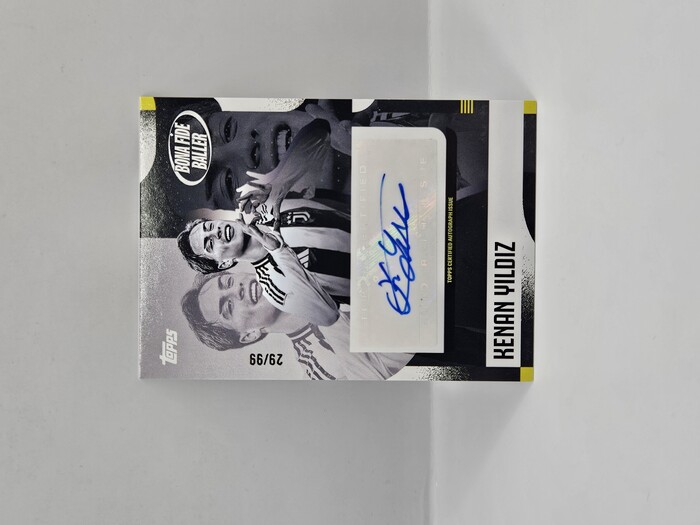 2025 TOPPS JUVENTUS TEAM SET KENAN YILDIZ ''BONA FIDE BALLER'' AUTOGRAPH 29/99