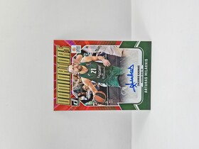 24-25 PANINI DONRUSS EUROLEAGUE ZALGIRIS ARTURAS MILANKIS ''DOMINATORS'' RED LASER AUTOGRAPH50/99