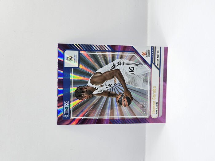 24-25 PANINI DONRUSS EUROLEAGUE REAL MADRID USMAN GARUBA PURPLE LAZER 61/99