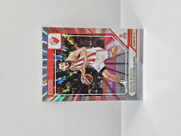 24-25 PANINI DONRUSS EUROLEAGUE CRVENA ZVEZDA NIKOLA KALINIC SILVER LASER 121/149