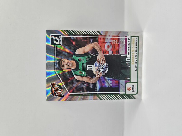 24-25 PANINI DONRUSS EUROLEAGUE PANATHINAIKOS KOSTAS SLOUKAS ''HIGHLIGHTS'' SILVER LAZER 130/149