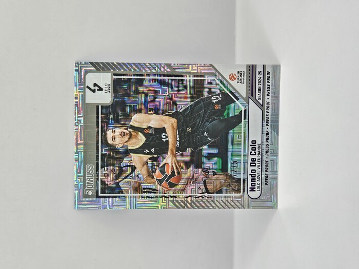 24-25 PANINI DONRUSS EUROLEAGUE LDLC ASVEL NANDO DE COLO PURPLE PRESS PROOF 274/275