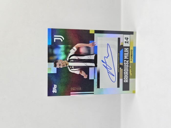 2025 TOPPS JUVENTUS TEAM SET ARKADIUSZ MILIK AUTOGRAPH 111/250