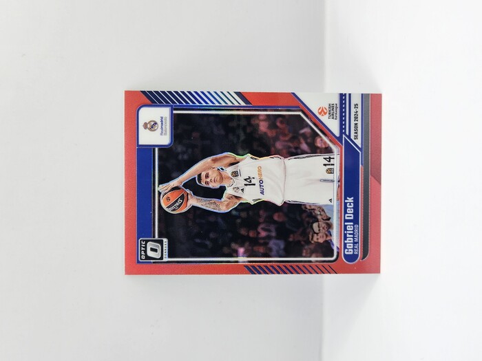 24-25 PANINI DONRUSS OPTIC EUROLEAGUE REAL MADRID GABRIEL DECK RED 91/99