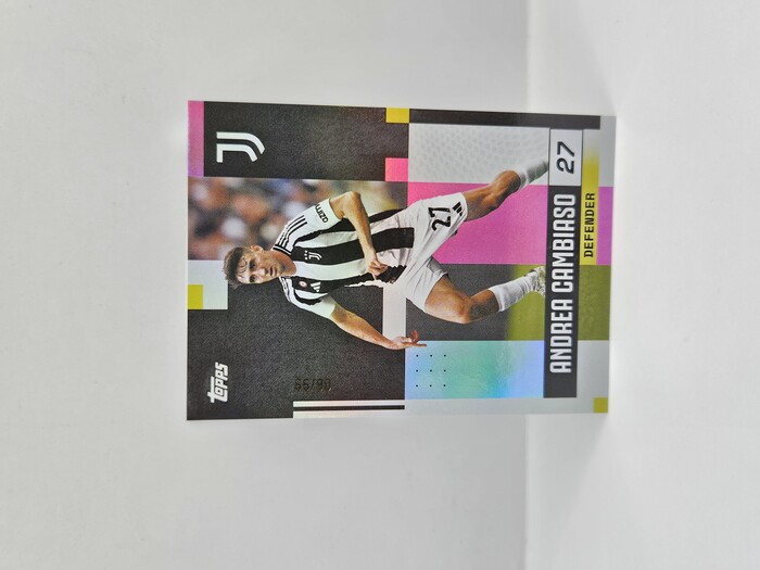 2025 TOPPS JUVENTUS TEAM SET ANDREA CAMBIASO 66/90