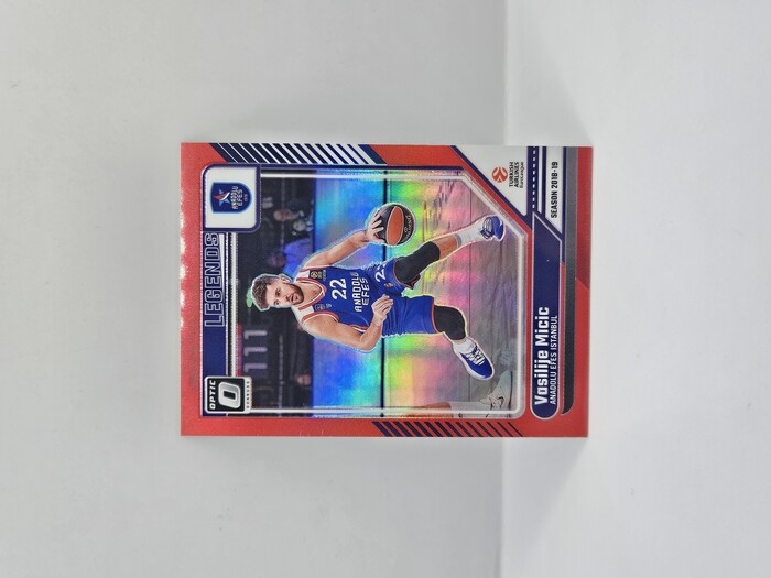 24-25 PANINI DONRUSS OPTIC EUROLEAGUE ANADOLU EFES VASILIJE MICIC RED 49/99