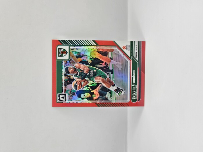 24-25 PANINI DONRUSS OPTIC EUROLEAGUE ZALGIRIS SYLVAIN FRANCISCO RED 53/99