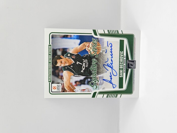 24-25 PANINI DONRUSS EUROLEAGUE PANATHINAIKOS SANI BECIROVIC ''SIGNATURE SERIES'' AUTOGRAPH