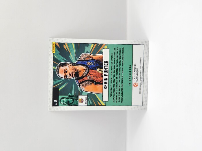 24-25 PANINI DONRUSS EUROLEAGUE BARCELONA KEVIN PUNTER NET MARVELS 25TH ANNIVERSARY 01/25