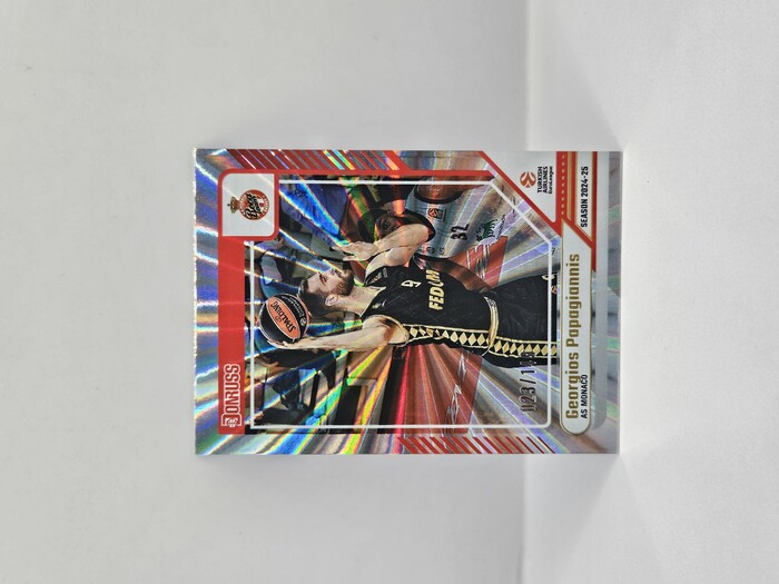 24-25 PANINI DONRUSS EUROLEAGUE MONACO GEORGIOS PAPAGIANNIS SILVER LAZER 023/149