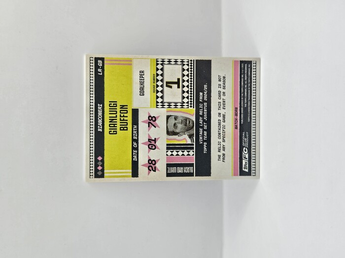 2025 TOPPS JUVENTUS TEAM SET GIANLUIGI BUFFON PATCH 