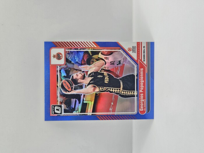 24-25 PANINI DORNUSS OPTIC EUROLEAGUE MONACO GEORGIOS PAPAGIANNIS BLUE 44/49