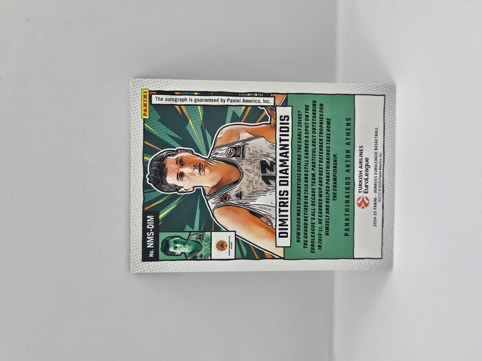24-25 PANINI DONRUSS EUROLEAGUE PANATHINAIKOS DIMITRIS DIAMANTIDIS ''NET MARVELS'' RED LASER AUTOGRAPH79/99