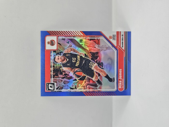 24-25 PANINI DONRUSS OPTIC EUROLEAGUE MONACO MIKE JAMES BLUE 47/49