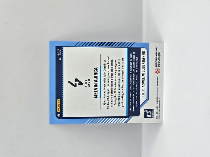 24-25 PANINI DONRUSS EUROLEAGUE LDLC ASVEL MELVIN AJINCA PURPLE RPESS PROOF 076/275