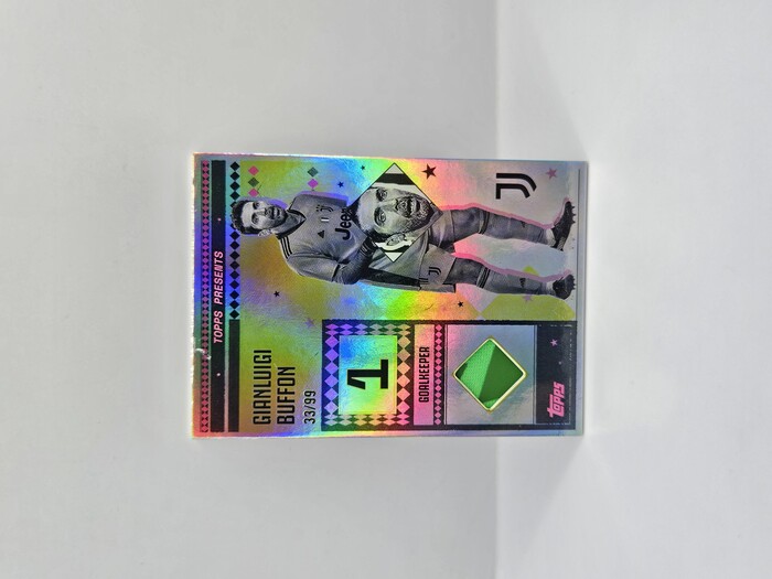 2025 TOPPS JUVENTUS TEAM SET GIANLUIGI BUFFON PATCH 33/99