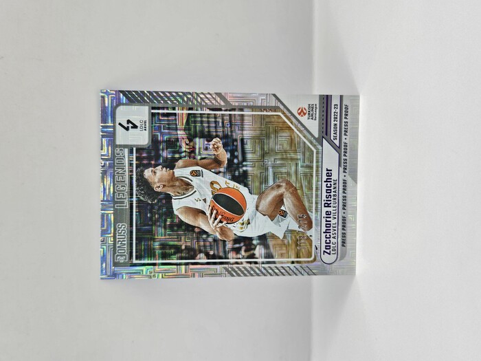 24-25 PANINI DONRUSS EUROLEAGUE LDLC ASVEL ZACCHARIE RISACHER PURPLE PRESS PROOF 118/275
