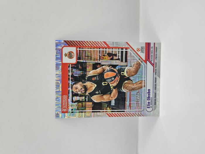 24-25 PANINI DONRUSS EUROLEAGUE MONACO ELIE OKOBO PURPLE PRESS PROOF 186/275