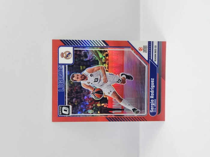 24-25 PANINI DONRUSS OPTIC EUROLEAGUE REAL MADRID RED SERGIO RODRIGUEZ 69/99