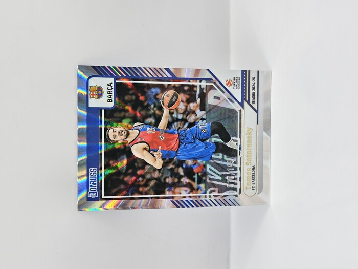 24-25 PANINI DONRUSS EUROLEAGUE BARCELONA TOMAS SATORANSKY SILVER LASER 010/149