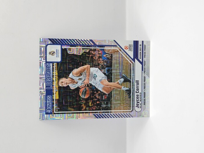 24-25 PANINI DONRUSS EUROLEAGUE REAL MADRID JAYCEE CAROLL Purple Press Proof 113/275