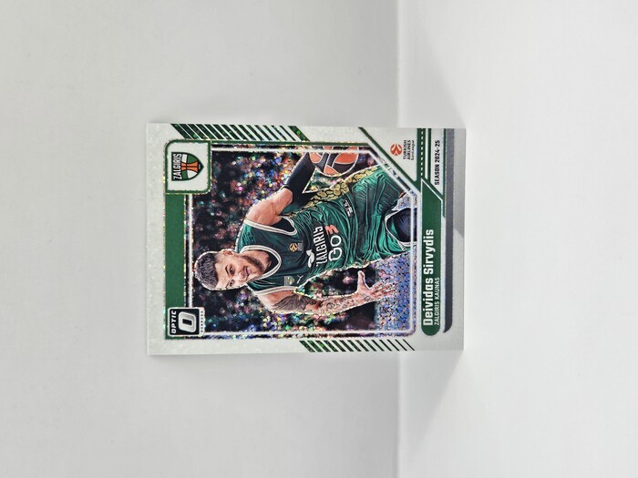 24-25 PANINI DONRUSS OPTIC EUROLEAGUE ZALGIRIS DEIVIDAS SIRVYDIS WHITE SPARKLE