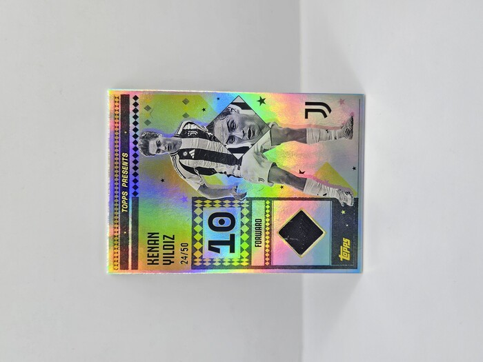 2025 TOPPS JUVENTUS TEAM SET KENAN YILDIZ PATCH 24/50