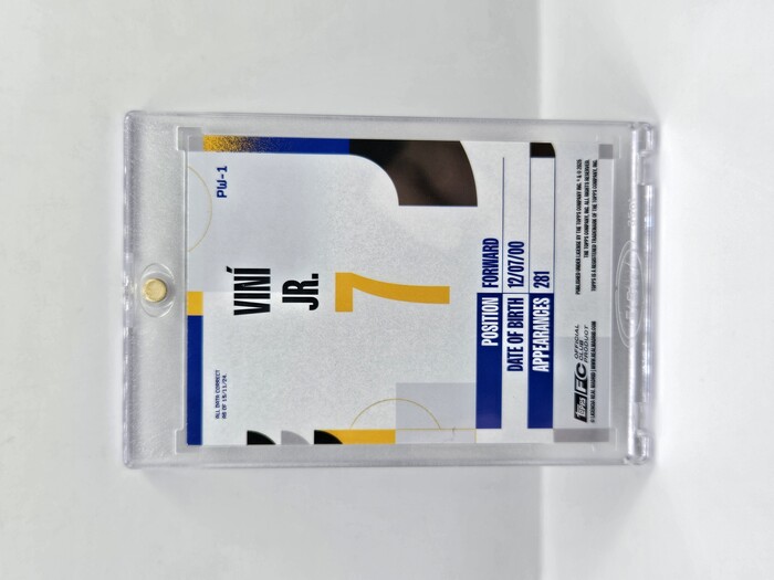 2025 TOPPS REAL MADRID TEAM SET VINI JR. ''PATHWAY''