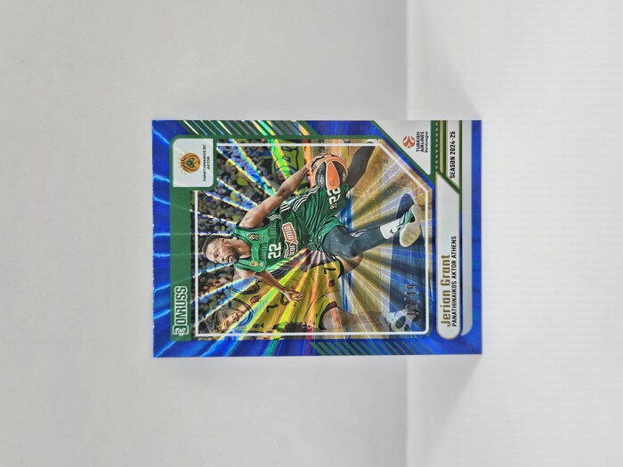 24-25 PANINI DONRUSS EUROLEAGUE PANATHINAIKOS JERIAN GRANT BLUE LAZER 42/49
