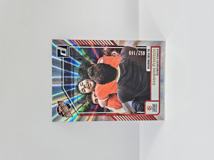 2024-25 PANINI DONRUSS EUROLEAGUE OLYMPIACOS GEORGIOS PRINTEZIS ''HIGHLIGHTS'' SILVER LASER 052/149