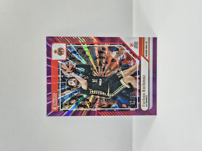 24-25 PANINI DONRUSS EUROLEAGUE MONACO FURKAN KORKMAZ PURPLE LASER 72/99