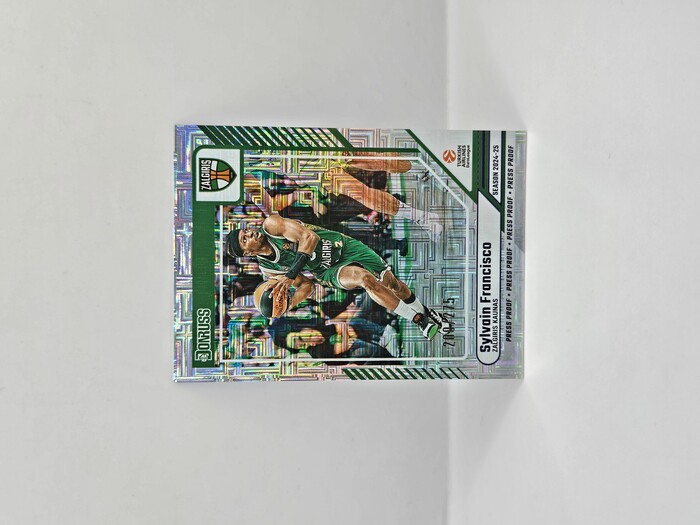 24-25 PANINI DONRUSS EUROLEAGUE ZALGIRIS SYLVAIN FRANCISCO PURPLE PRESS PROOF ''200/275