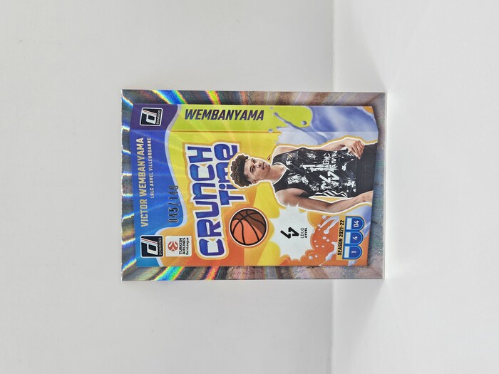 24-25 PANINI DONRUSS EUROLEAGUE LDLC ASVEL VICTOR WEMBANYAMA ''CRUNCH TIME'' 045/149