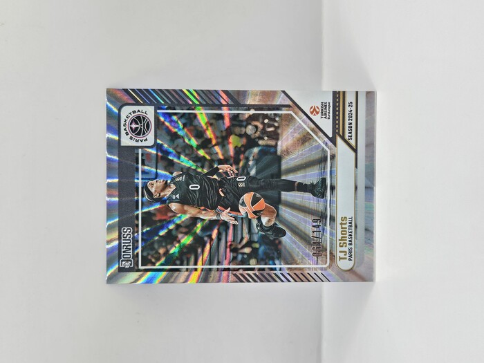 24-25 PANINI DONRUSS EUROLEAGUE PARIS BASKETBALL TJ SHORTS SILVER LASER 064/149