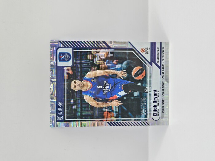 24-25 PANINI DONRUSS EUROLEAGUE ANADOLU EFES ELIJAH BRYANT PURPLE PRESS PROOF 221/275