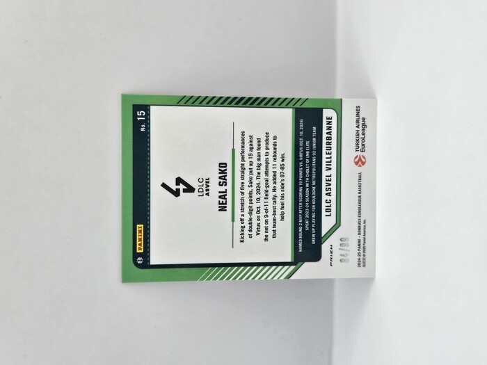 24-25 PANINI DONRUSS OPTIC EUROLEAGUE LDLC ASVEL NEAL SAKO RED 84/99