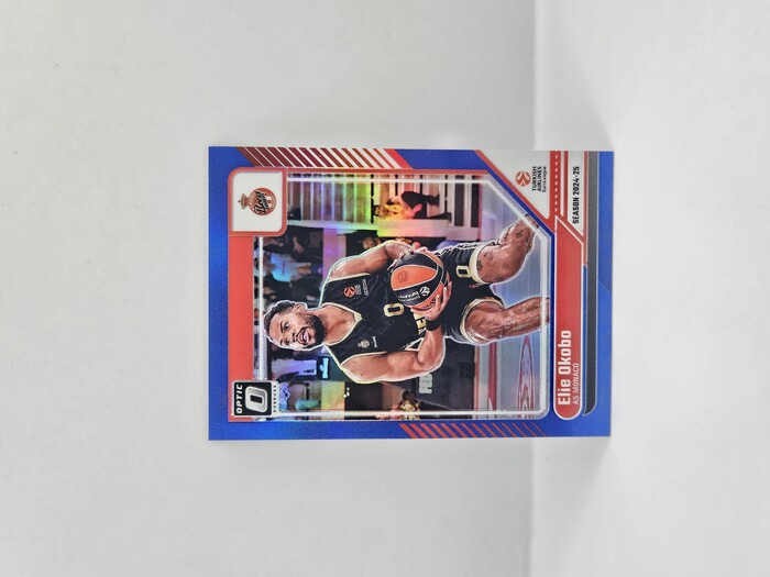 24-25 PANINI DONRUSS OPTIC EUROLEAGUE MONACO ELIE OKOBO BLUE 09/49