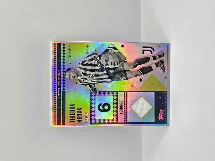 2025 TOPPS JUVENTUS TEAM SET TIERRY HENRY PATCH 05/99