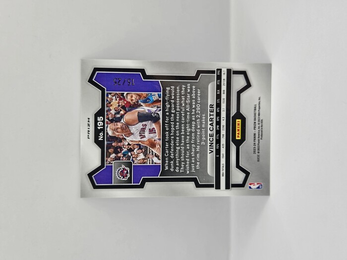 2023-24 PANINI PRIZM VINCE CARTER MOJO 15/25