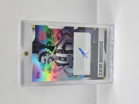 2025 TOPPS JUVENTUS TEAM SET ZLATAN IBRAHIMOVIC ''BONNA FIDE BALLER'' AUTOGRAPH 1/5