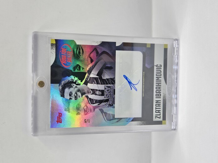 2025 TOPPS JUVENTUS TEAM SET ZLATAN IBRAHIMOVIC ''BONNA FIDE BALLER'' AUTOGRAPH 1/5