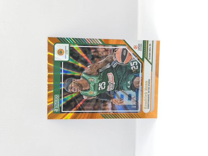 24-25 PANINI DONRUSS EUROLEAGUE PANATHINAIKOS KENDRICK NUNN ORANGE LASER 57/75