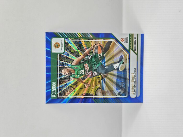 24-25 PANINI DONRUSS EUROLEAGUE PANATHINAIKOS JERIAN GRANT BLUE LAZER 45/49