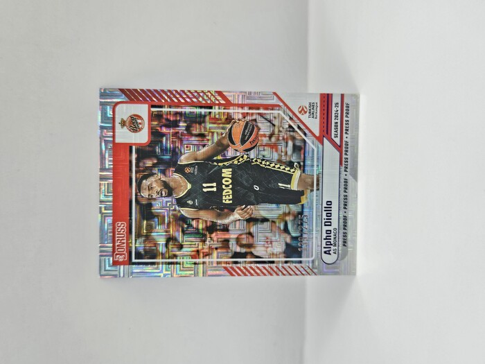 24-25 PANINI DONRUSS EUROLEAGUE MONACO ALPHA DIALLO PURPLE LASER 139/275