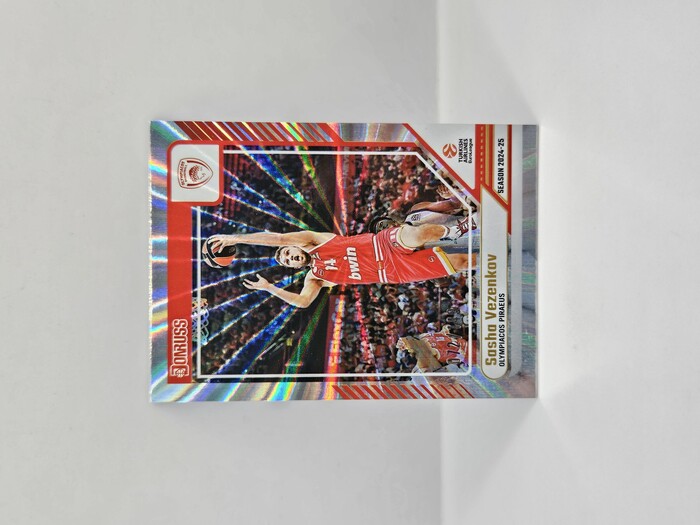 2024-25 PANINI DONRUSS EUROLEAGUE OLYMPIACOS SASHA VEZENKOV SILVER LASER 072/149