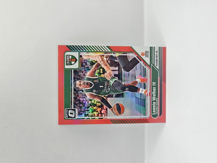 24-25 PANINI DONRUSS OPTIC EUROLEAGUE ZALGIRIS LONNIE WALKER IV RED 68/99