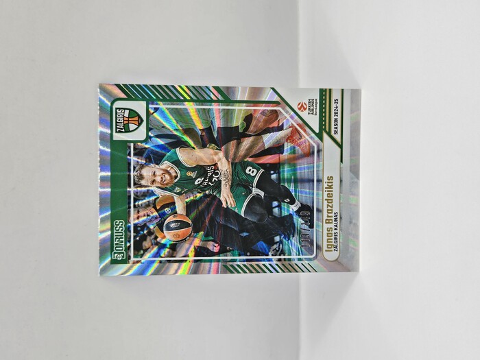 24-25 PANINI DONRUSS EUROLEAGUE ZALGIRIS IGNAS BRAZDEIKIS SILVER LASER 113/149